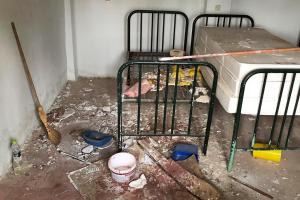 Ζημιές σε νοσοκομείο