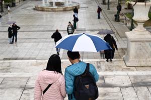 Καιρός βροχή ομπρέλα