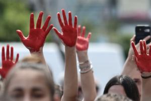 Εκδήλωση διαμαρτυρίας για τις γυναικοκτονίες