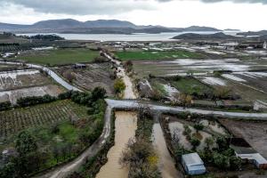 Καταστροφές στην Λήμνο από την κακοκαιρία "Bora", Χωριό Κοντιάς.