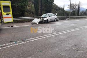 Θανατηφόρο τροχαίο στην ΕΟ Λιβαδειάς Αράχωβας
