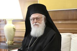Ο Αρχιεπίσκοπος Αλβανίας Αναστάσιος