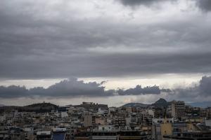 καιρός συννεφιά Αθήνα
