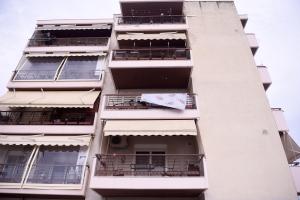Πολυκατοικία στη Σίνδο όπου σημειώθηκε γυναικοκτονία