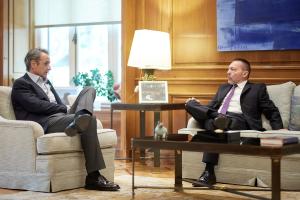 Ο Κυριάκος Μητσοτάκης και ο Γιάννης Στουρνάρας