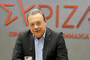 Συνάντηση του προέδρου του ΣΥΡΙΖΑ-ΠΣ, Σωκράτη Φάμελλου με τον αντιπρόεδρο της LEFT Κώστα Αρβανίτη και τους ευρωβουλευτές και μέλη της επιτροπής LIBE Estrella Galán και Fernando Barrena