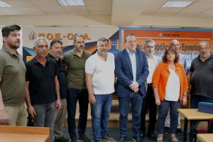 Συνάντηση του προέδρου του ΣΥΡΙΖΑ-ΠΣ, Σωκράτη Φάμελλου, με την Εκτελεστική Επιτροπή της ΠΟΕ-ΟΤΑ