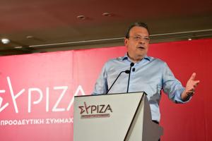 Ο Σωκράτης Φάμελλος στο βήμα της Κεντρικής Επιτροπής του ΣΥΡΙΖΑ-ΠΣ, Σάββατο 06 Ιουνίου