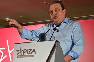 Ο Σωκράτης Φάμελλος στο βήμα της Κεντρικής Επιτροπής του ΣΥΡΙΖΑ-ΠΣ, Σάββατο 06 Ιουνίου