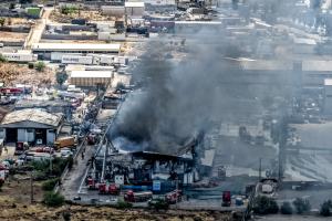 ΠΥΡΚΑΓΙΑ ΣΤΗ ΠΕΡΙΟΧΗ ΤΟΥ ΑΣΠΡΟΠΥΡΓΟΥ