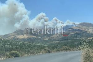 Φωτιά στο Μελιδοχώρι Ηρακλείου Κρήτης
