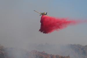 ΠΥΡΚΑΓΙΑ ΣΕ ΑΓΡΟΤΟΔΑΣΙΚΗ ΕΚΤΑΣΗ ΣΤΗΝ ΘΕΣΗ ΣΦΑΚΑ ΣΤΗΝ ΟΙΝΟΗ