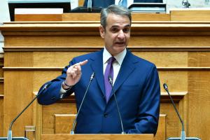 Ο Μητσοτάκης στην ΚΟ της ΝΔ
