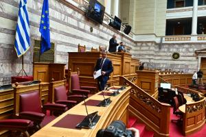 Ο Κυριάκος Μητσοτάκης στην ΚΟ της ΝΔ