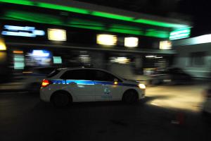 Περιπολικό της αστυνομίας εν κινήσει