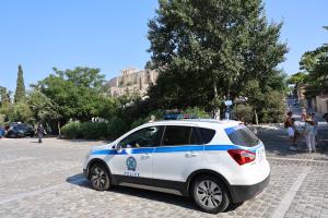 Περιπολικό στην Ακρόπολη
