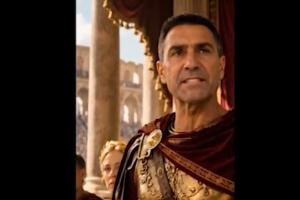 Ο Ιταλός ακροδεξιός πρώην στρατηγός Ρομπέρτο Βανάτσι, σε ΑΙ βίντεο ως Ρωμαίο αυτοκράτορα που καταδικάζει σε θάνατο τους ηγέτες της αντιπολίτευσης