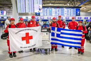 Διασώστες του ελληνικού ερυθρού σταυρού στη Βενεζουέλα για τους σεισμούς
