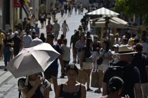 ΥΨΗΛΕΣ ΘEΡΜΟΚΡΑΣΙΕΣ ΣΤΗΝ ΑΘΗΝΑ