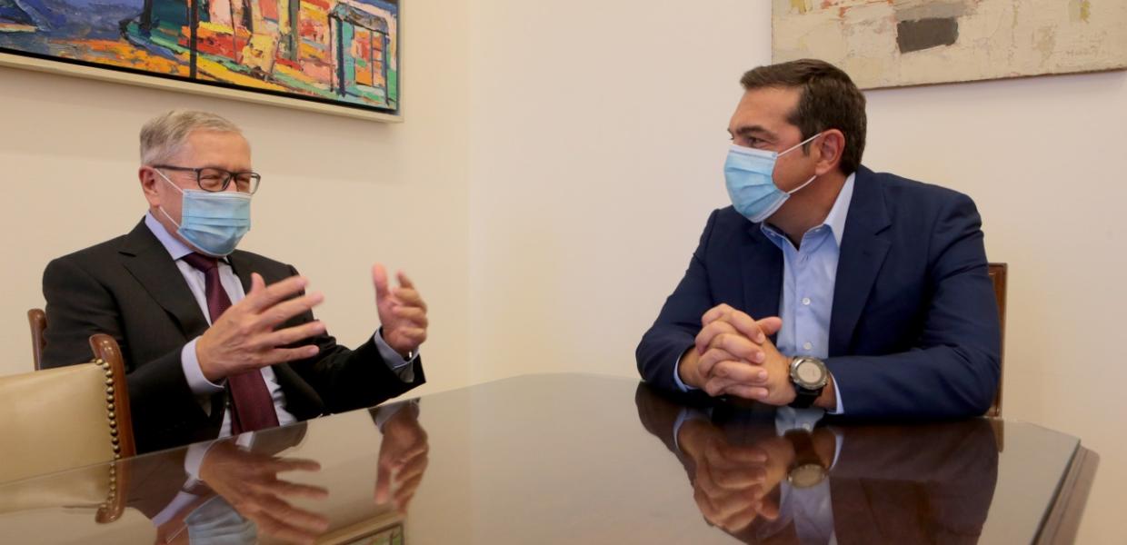 Αλέξης Τσίπρας και Κλάους Ρέγκλινγκ