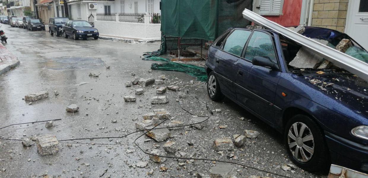 Ζάκυνθος κακοκαιρία καταστροφή
