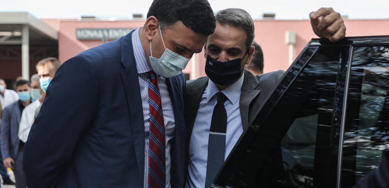 Κυριάκος Μητσοτάκης Βασίλης Κικίλιας