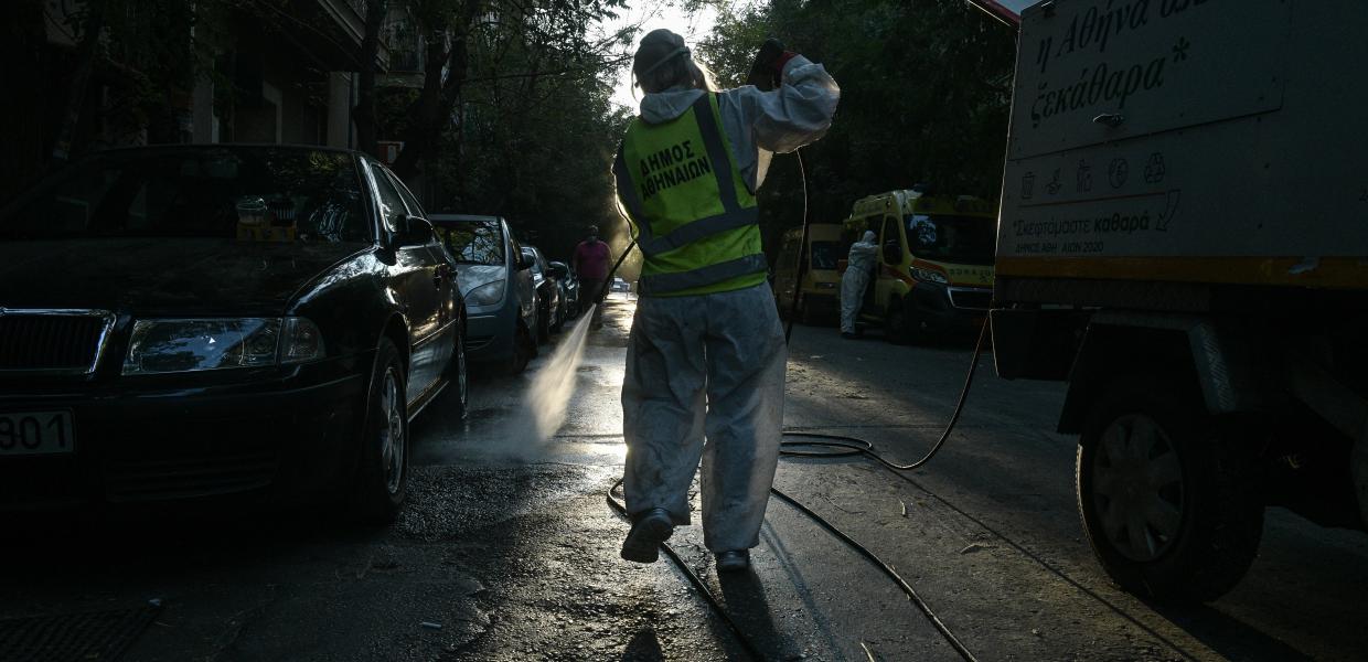 Απολύμανση κορωνοϊός 