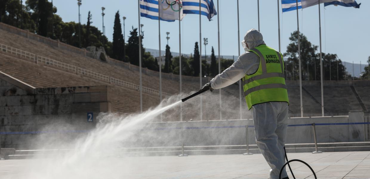 Κορωνοϊός απολύμανση Καλλιμάρμαρο