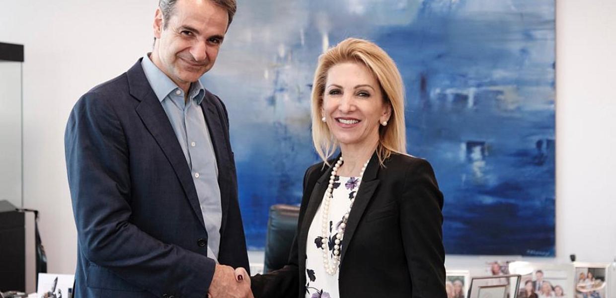 Ιωάννα Καλαντζάκου Κυριάκος Μητσοτάκης