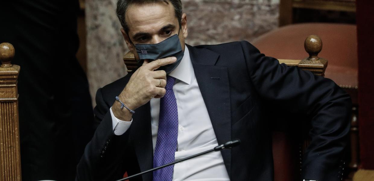 Κυριάκος Μητσοτάκης στη Βουλή