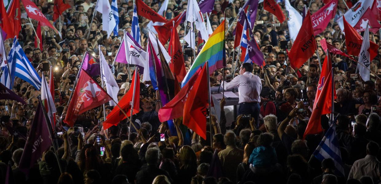 Συγκέντρωση ΣΥΡΙΖΑ 2019 Σύνταγμα Αθήνα