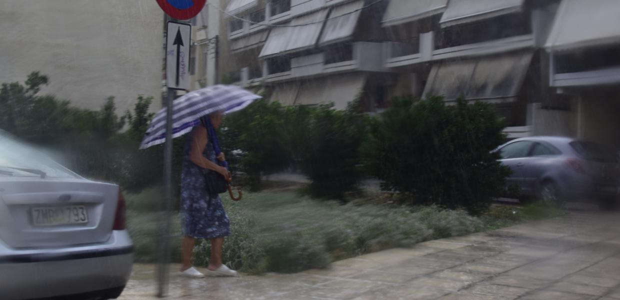 βροχή ομπρέλα