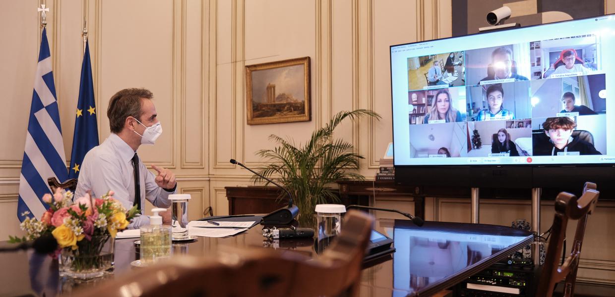 Μητσοτάκης τηλεκπαίδευση