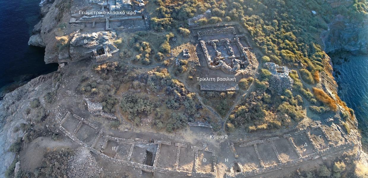 H βραχονησίδα «Βρυοκαστράκι» κοντά στην Κύθνο