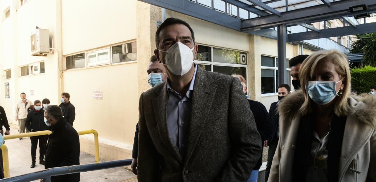 Αλέξης Τσίπρας νοσοκομείο Γεννηματάς
