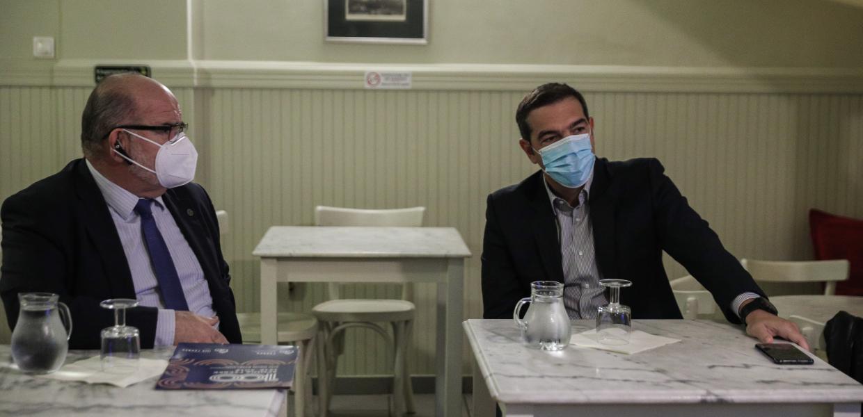Αλέξης Τσίπρας εστίαση