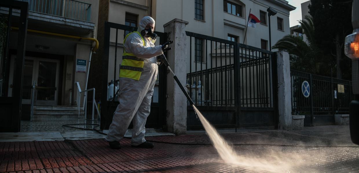 Απολύμανση λόγω κορωνοϊού