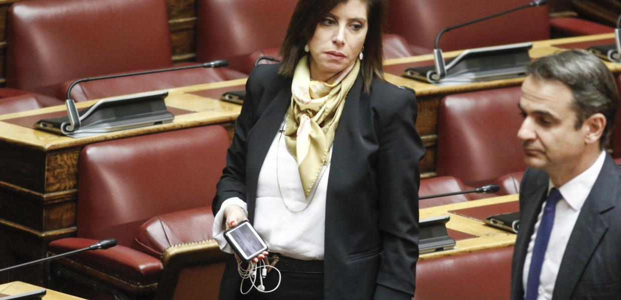 Άννα Μισέλ Ασημακοπούλου και Κυριάκος Μητσοτάκης
