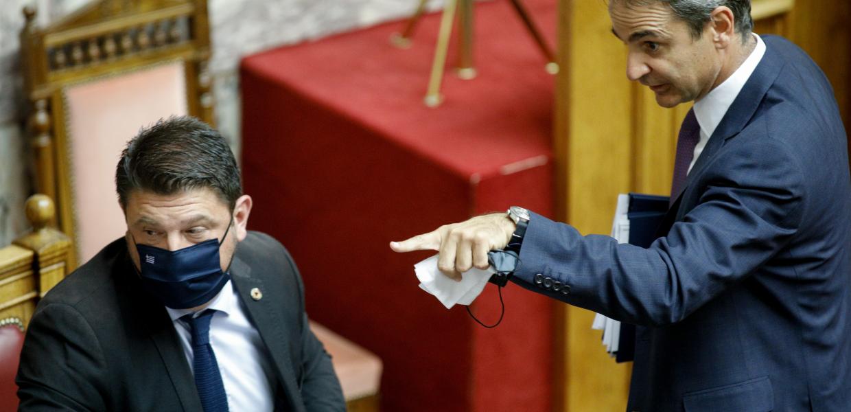 Νίκος Χαρδαλιάς και Κυριάκος Μητσοτάκης