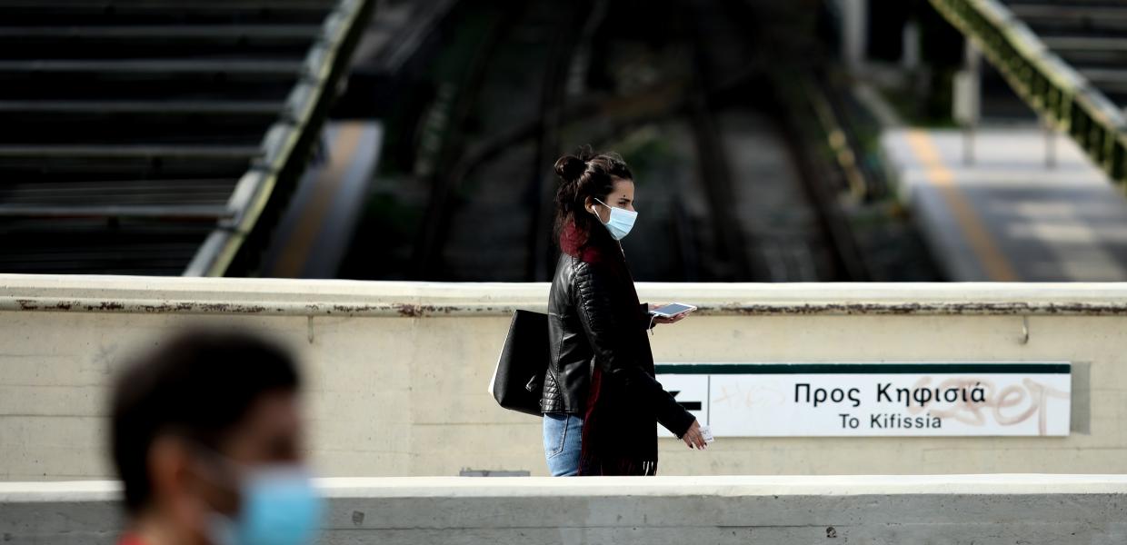 ΚΟΡΩΝΟΪΟΣ LOCKDOWN ΠΕΡΑΣΤΙΚΟΙ ΠΕΖΟΙ ΜΑΣΚΑ