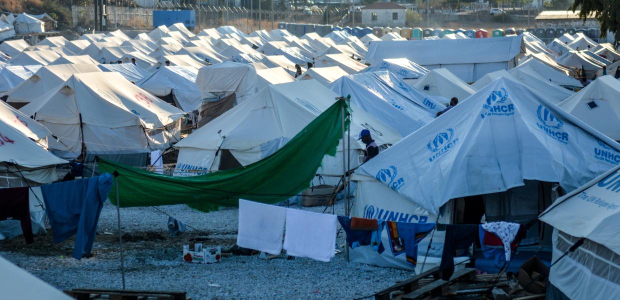 Καταυλισμός φιλοξενίας προσφύγων & μεταναστών στο Καρά Τεπέ Λέσβου