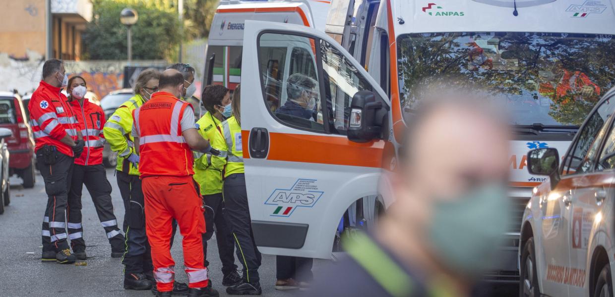 Ιταλία έκρηξη ασθενοφόρο