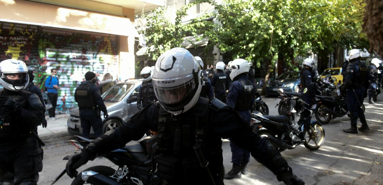 Αστυνομικοί της ομάδας Δράση στα Εξάρχεια