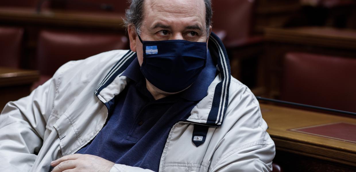 Ο Νίκος Φίλης στη Βουλή