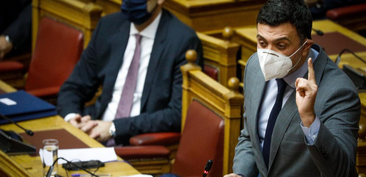 Ο Βασίλης Κικίλιας στη Βουλή