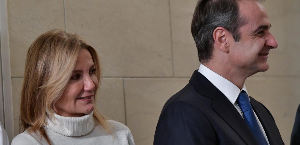 Ο Κυριάκος Μητσοτάκης και η Μαρέβα Μητσοτάκη