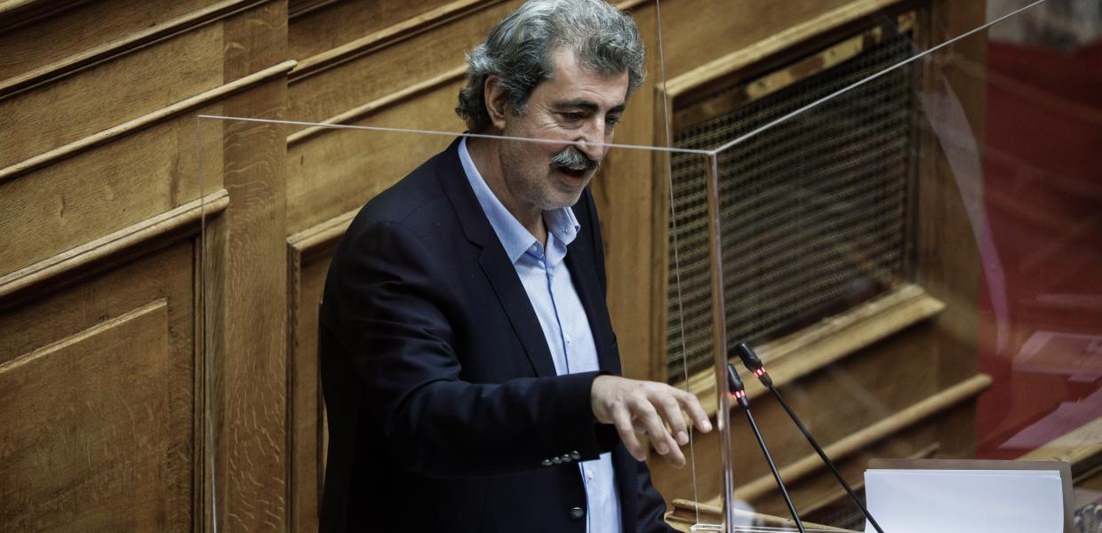 Ο Παύλος Πολάκης στη Βουλή