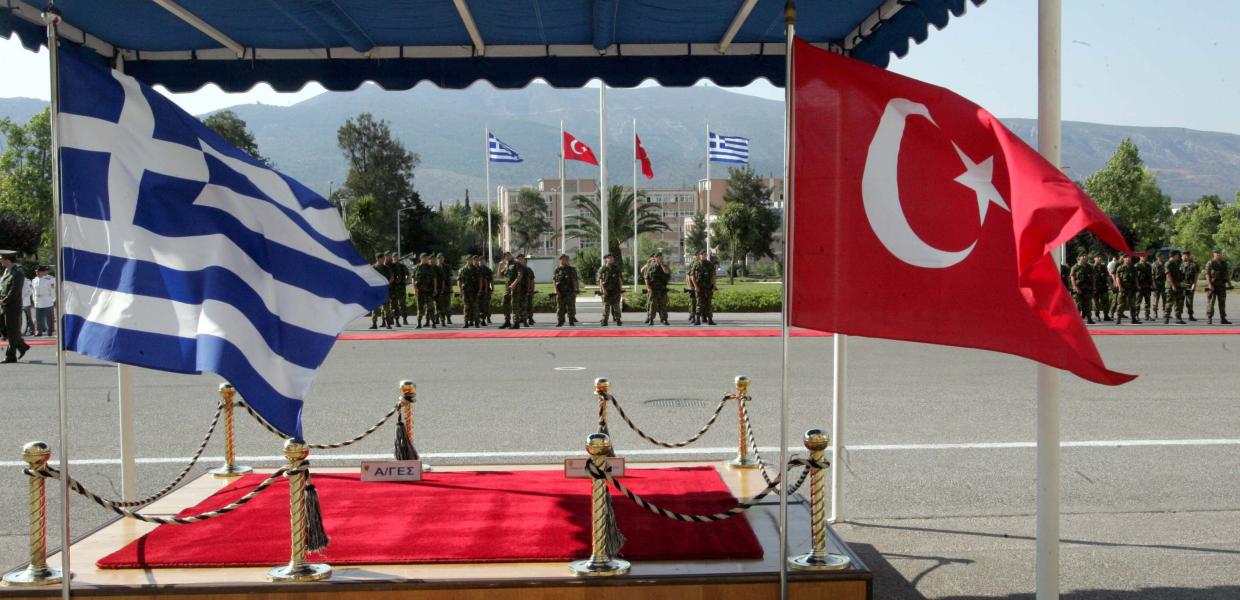 Σημαίες Ελλάδα και Τουρκία