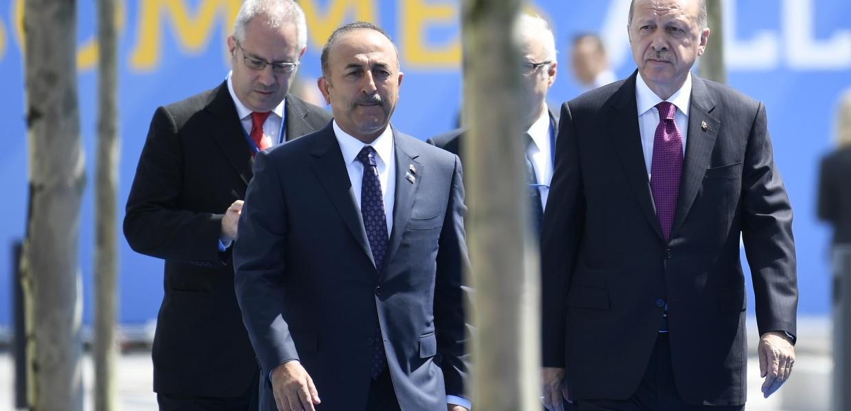 Μεβλούτ Τσαβούσογλου και Ρετζέπ Ταγίπ Ερντογάν