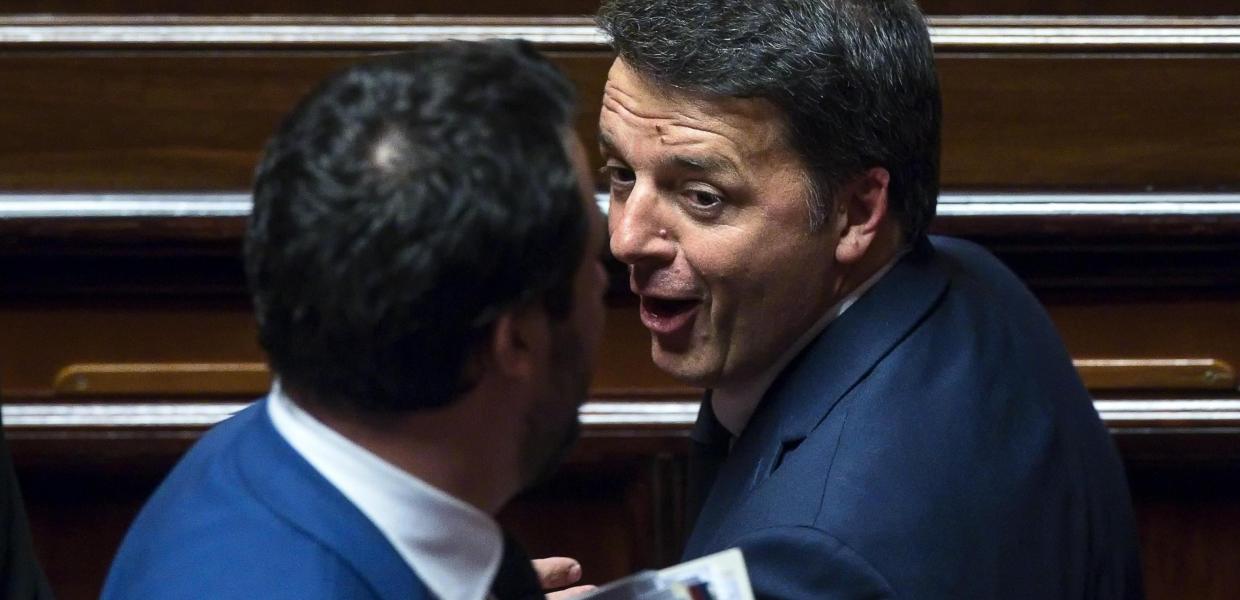 Ματέο Ρέντζι και Ματέο Σαλβίνι